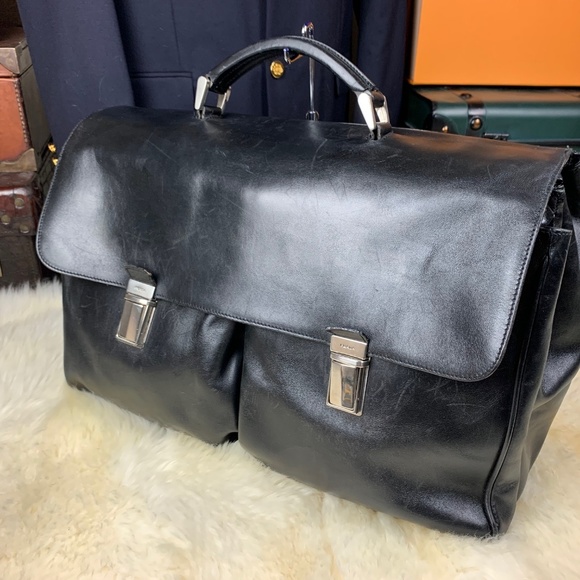 mens prada briefcase